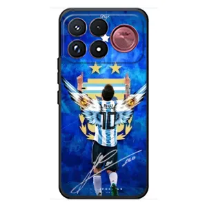 Чехлы для Xiaomi Poco F9 Ultra (Leo чемпион) (AlphaPrint) (Месси сборная)