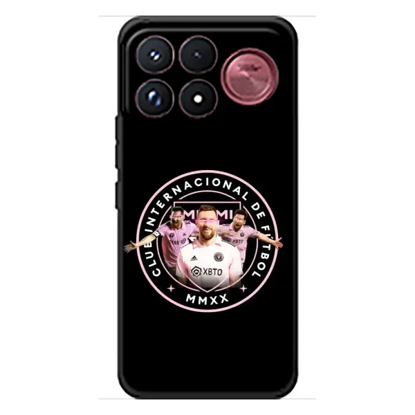 Чохол з принтом «Мессі в лого» для Xiaomi Poco F9 Ultra