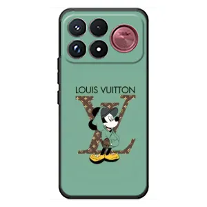 Чехлы Луи Витон для Xiaomi Poco F9 Ultra (AlphaPrint - LOUIS VUITTON) (Микки Маус LV)
