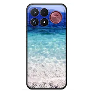 Силиконовый чехол с КАРТИНКАМИ лето для Xiaomi Poco F9 Ultra (AlphaPrint) (Море)