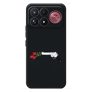 Чехлы (ART) Цветы на Xiaomi Poco F9 Ultra (VPrint) (Неожиданные цветы)