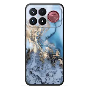 Мраморный чехол на Xiaomi Poco F9 Ultra (VPrint) (Нежный мрамор)