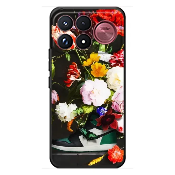 Чехол с принтом «Nike цветы» для Xiaomi Poco F9 Ultra