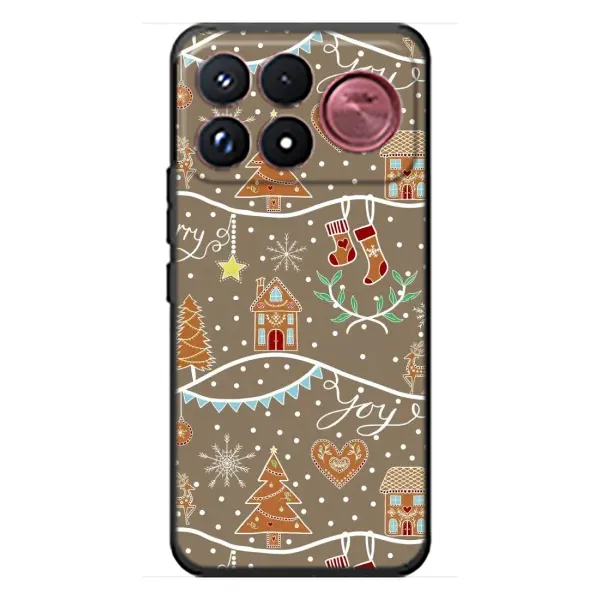 Чехол с принтом «Новогодние пряники» для Xiaomi Poco F9 Ultra