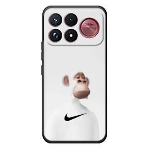 Чехлы с Обезьянами NFT для Xiaomi Poco F9 Ultra (AlphaPrint) (обезьяна NFT Nike)