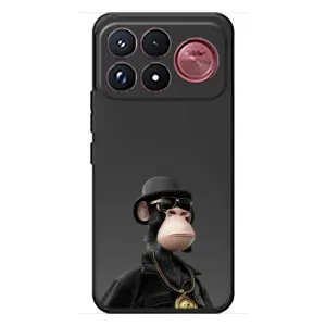 Чехлы с Обезьянами NFT для Xiaomi Poco F9 Ultra (AlphaPrint) (Обезьяна NFT)