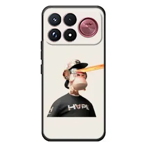 Чехлы с Обезьянами NFT для Xiaomi Poco F9 Ultra (AlphaPrint) (обезьяна NFT в очках)