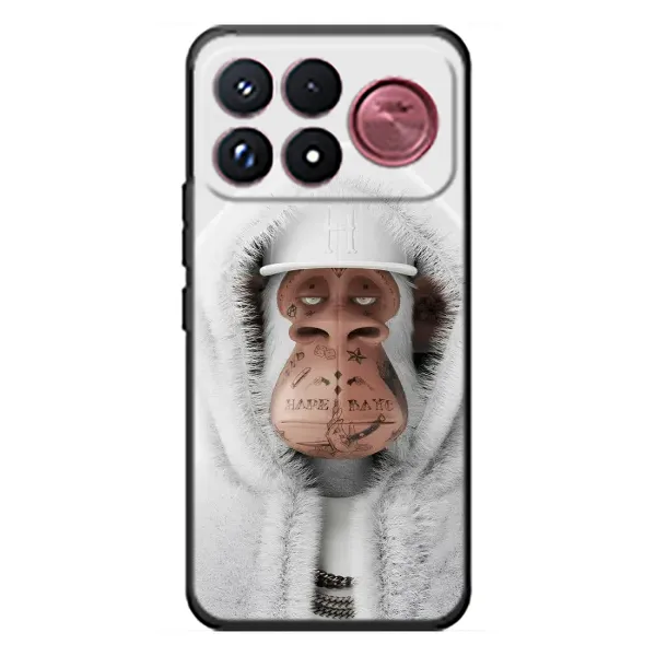 Чехол с принтом «обезьяна NFT в тату» для Xiaomi Poco F9 Ultra