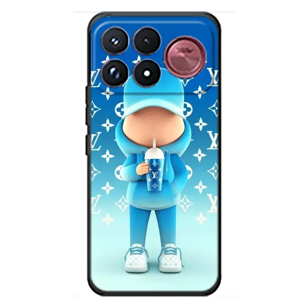 Чохол з принтом «Хлопець LV» для Xiaomi Poco F9 Ultra