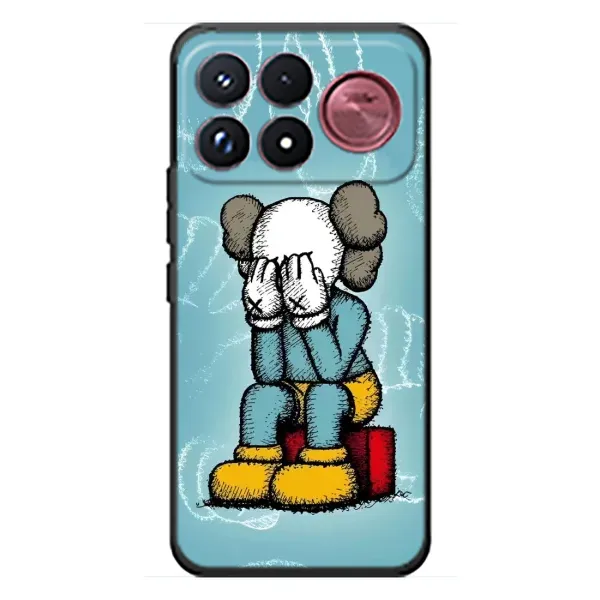 Чехол с принтом «Плач Bearbrick» для Xiaomi Poco F9 Ultra