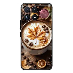 Чохол з унікальним дизайном 'Осінь з кавою' для Xiaomi Poco F9 Ultra (Пряна кава)