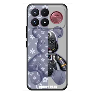 Крутые Чехлы Луи Виттон для Xiaomi Poco F9 Ultra (AlphaPrint) (Робот Мишка)