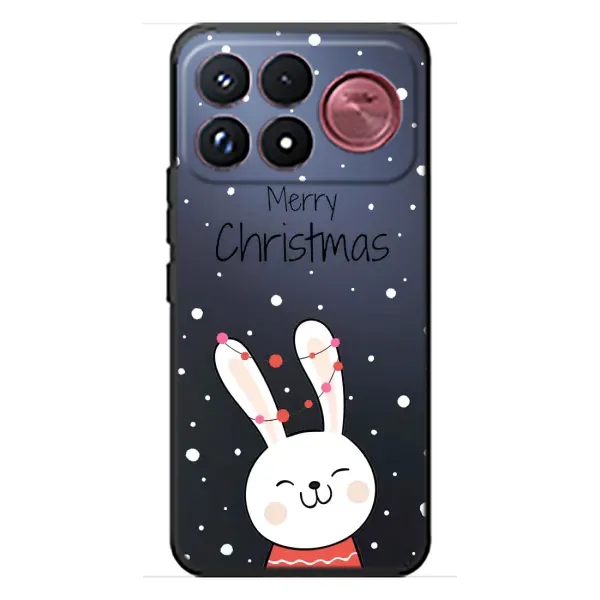 Чехол с принтом «Рождественский заяц» для Xiaomi Poco F9 Ultra