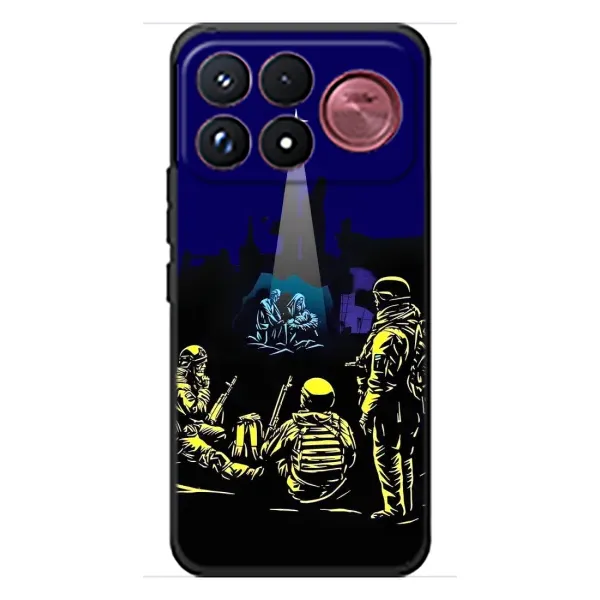Чехол с принтом «Рождество в Украине» для Xiaomi Poco F9 Ultra
