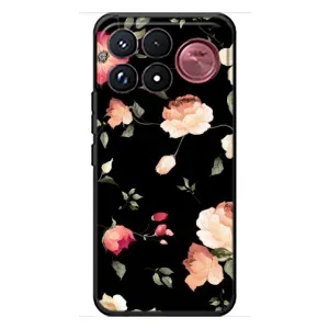 Чехлы с Цветами для Xiaomi Poco F9 Ultra (VPrint) (Розочки)
