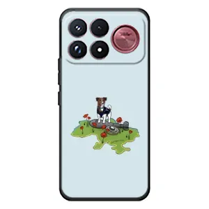 Чехлы с картинкой собаки Патрон для Xiaomi Poco F9 Ultra (AlphaPrint) (Сапер Пес)