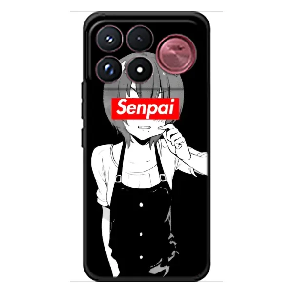 Чохол з принтом «Senpai» для Xiaomi Poco F9 Ultra