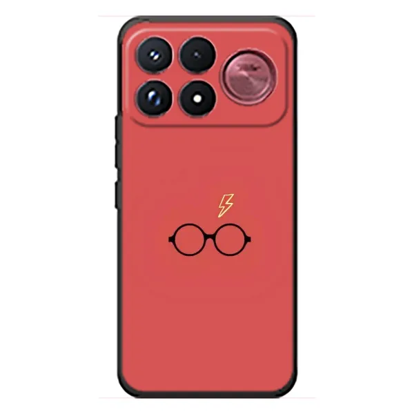 Чехол с принтом «шрам и очки» для Xiaomi Poco F9 Ultra