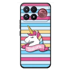Чехол для Сяоми Поко Ф9 Ультра - (Единорожки - Новинки) (AlphaPrint) (Unicorn)