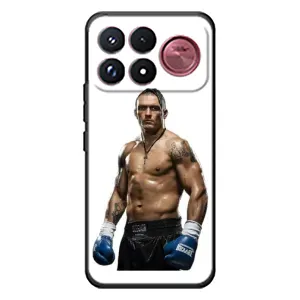 Чохол з картинкою Олександр Усик для Xiaomi Poco F9 Ultra (Усик на білому)