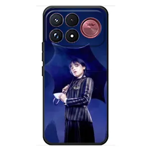 Силиконовый чехол с картинкой для Xiaomi Poco F9 Ultra (Венсдей)