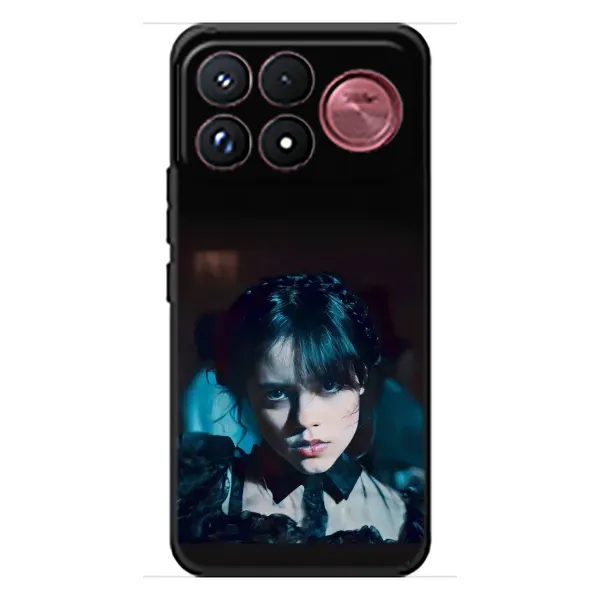 Чохол з принтом «погляд Венздей» для Xiaomi Poco F9 Ultra