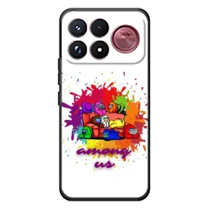 Чехол Амонг Ас для Xiaomi Poco F9 Ultra (AlphaPrint) (Яркий АмонгАс)