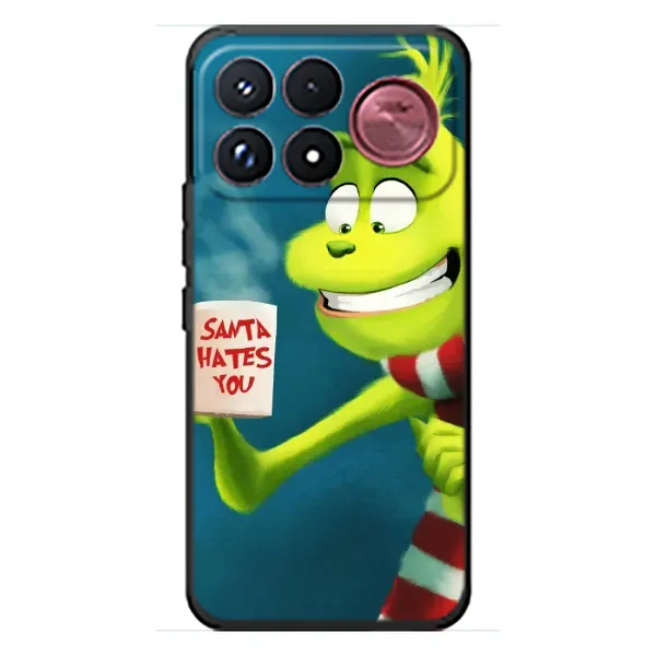 Чехол с принтом «Зеленый Гринч» для Xiaomi Poco F9 Ultra