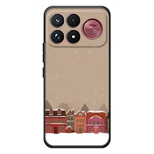 Чехол с принтом «Зимний город» для Xiaomi Poco F9 Ultra