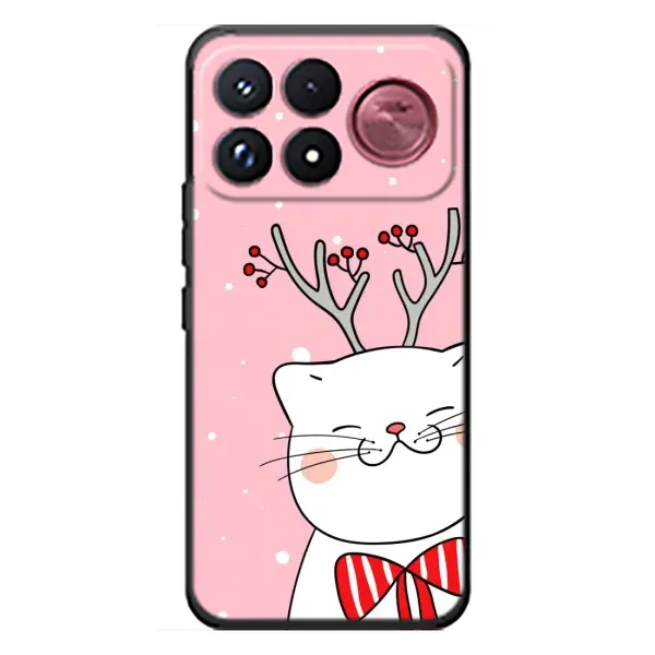 Чехол с принтом «Зимний кот» для Xiaomi Poco F9 Ultra