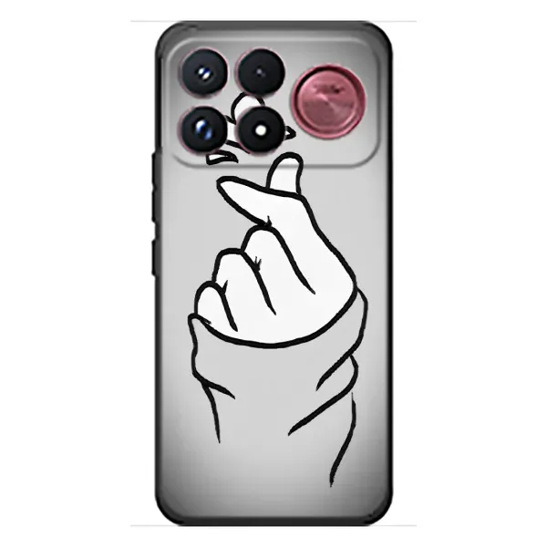 Чохол з принтом «Значок Love» для Xiaomi Poco F9 Ultra