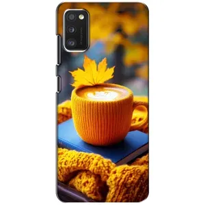 Чехол с уникальным дизайном «Осень с кофе» для Xiaomi POCO M3 Pro (4G/5G) (Кофе на желтом пледе)