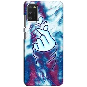 Чохол з принтом для Xiaomi POCO M3 Pro (4G/5G) (AlphaPrint - Знак сердечка) (Радужне серце)
