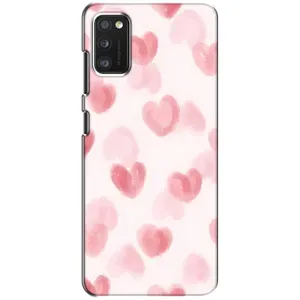 Чехол с розовым рисунком для Xiaomi POCO M3 Pro (4G/5G) (Розовые сердечки)