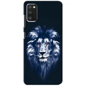 Чохол з картинкою ЛЕВ для Xiaomi POCO M3 Pro (4G/5G) (VPrint) (Синій Лев)