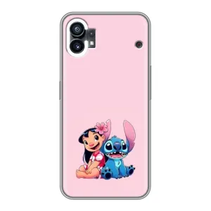 Чехол с принтом Стич на Xiaomi Poco M4 5G (Лило и Стич)