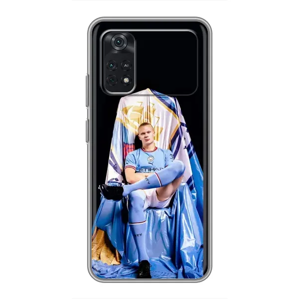 Чехол с принтом «футболист Холанн» для Xiaomi POCO M4 Pro 5G