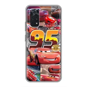 Силіконовий чохол Маквін для Xiaomi POCO M4 Pro 5G (Колаж Блискавка Маквін)