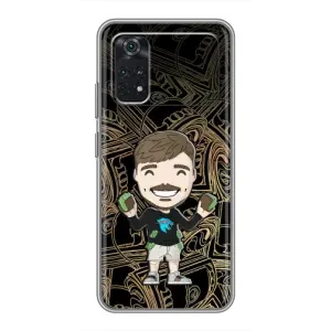 Чехлы Мистер Бист для Поко М4 Про 5G (Mister Beast)