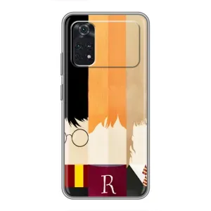 Чехлы с Гарри Поттером для Xiaomi POCO M4 Pro 5G (AlphaPrint) (обложка Гарри Поттера)