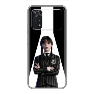 Чехлы Венсдей на Xiaomi POCO M4 Pro 5G Уэнсдей (AlphaPrint) (W-Wednesday)