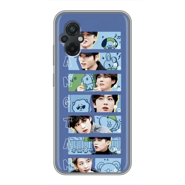 Чехол с принтом «Bangtan» для Xiaomi POCO M5 Чехол с принтом «Bangtan» для Xiaomi POCO M5