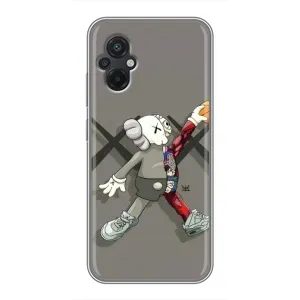 Чехлы для Xiaomi POCO M5 - Bearbrick Louis Vuitton (PREMIUMPrint) (Беарбрик Джордан)