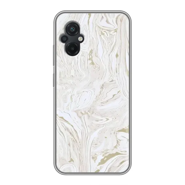 Чохол з принтом «Білий мрамор» для Xiaomi POCO M5
