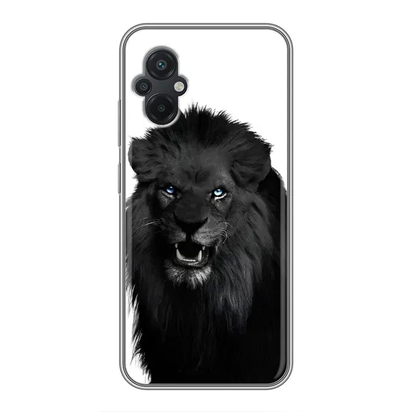 Чехол с принтом «Черный ЛЕВ» для Xiaomi POCO M5