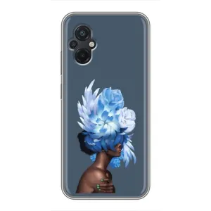 Чехлы (ART) Цветы на Xiaomi POCO M5 (VPrint) (Цветы на голове)