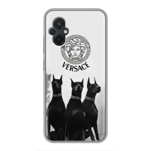 Чехлы VERSACE для Поко М5 (PREMIUMPrint) (Доберман Версаче)