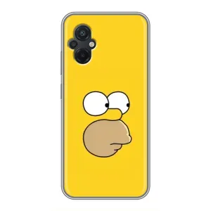 Чехол с Симпсонами для Xiaomi POCO M5 (VPrint) (Гомер)