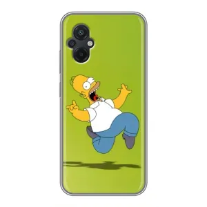 Чехол с Симпсонами для Xiaomi POCO M5 (VPrint) (Гомер Симпсон)