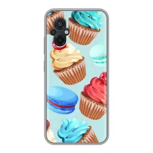 Чехлы с Фруктами для Xiaomi POCO M5 (VPrint) (Кексики)